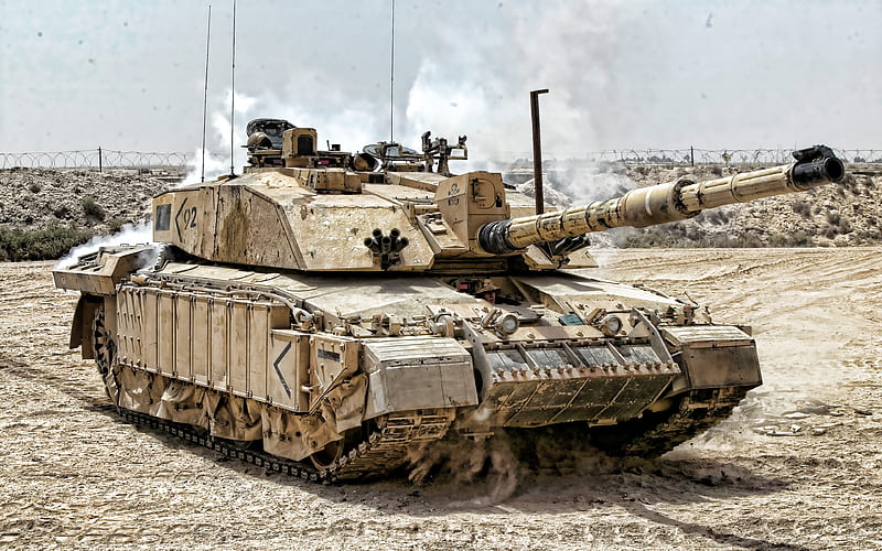 Challenger 2 desert, tanks, British MBT, British Army, sand camouflage, armored vehicles, HD wallpaper