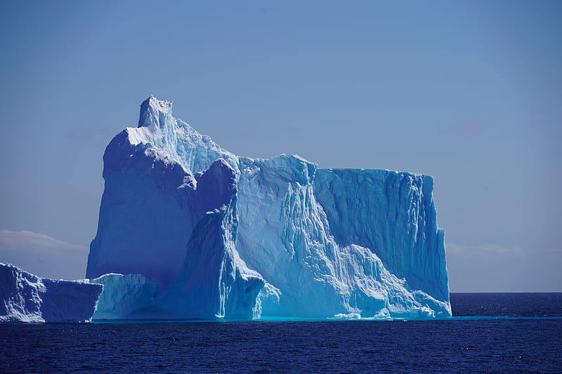 glacier, iceberg, ice, ice floes, ocean, HD wallpaper