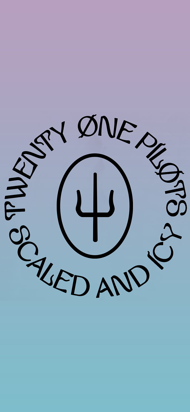 Twenty one pilots, logo, scaled and icy, HD phone wallpaper