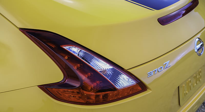 2018 Nissan 370Z Heritage Edition (Color: Chicane Yellow) - Tail Light , car, HD wallpaper 2018 Nissan 370Z Heritage Edition (Color: Chicane Yellow) - Tail Light , car, HD wallpaper
