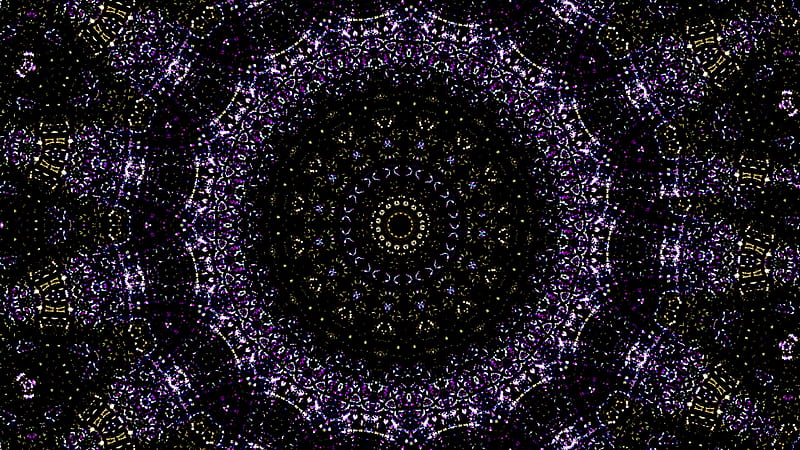 mandala, pattern, abstraction, kaleidoscope, HD wallpaper