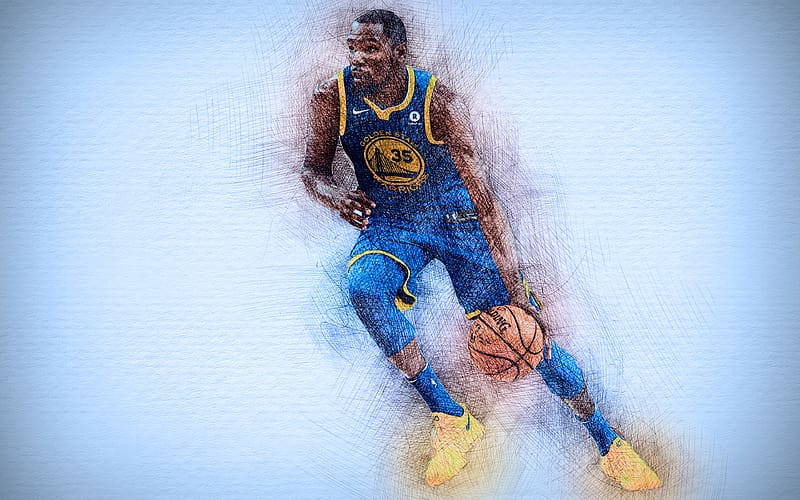 Sports, Basketball, Nba, Golden State Warriors, Kevin Durant, HD wallpaper