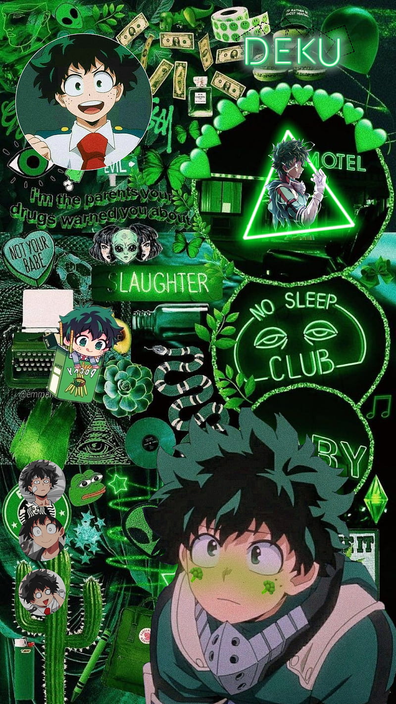 Izuku midoriya, estético, bakugo, negras, boku no hero, deku, verdes, mi  academia de héroes, Fondo de pantalla de teléfono HD | Peakpx