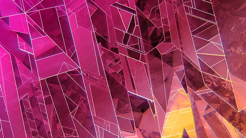 Abstract Crystal , abstract, digital-art, HD wallpaper
