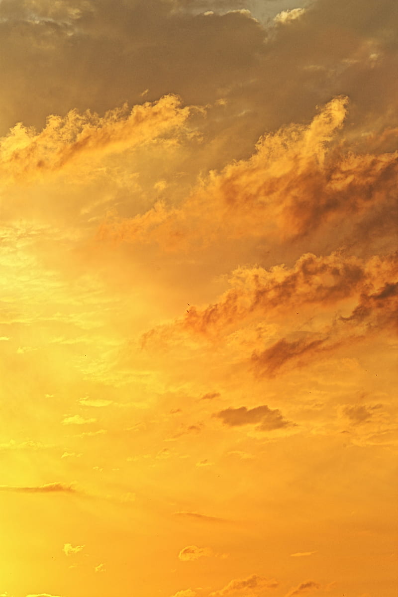 sky, clouds, bonito, sunset, HD phone wallpaper