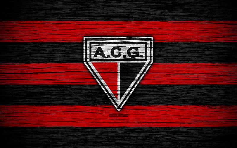 Atletico Goianiense Brazilian Seria A, logo, Brazil, soccer, AC Goianiense, football club, wooden texture, FC Atletico Goianiense, HD wallpaper
