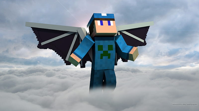 Minecraft Man In A Face With Dark Blue Eyes Background, Steve Picture  Background Image And Wallpaper for Free Download