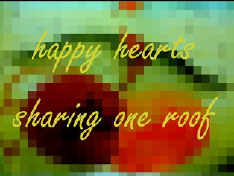Happy hearts, home, sharing, corazones, love and friendship, HD wallpaper