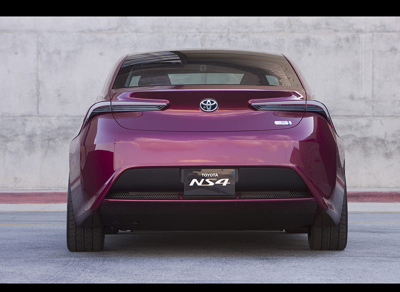 Toyota NS4 Plug-In Hybrid Concept - Rear, car, HD wallpaper