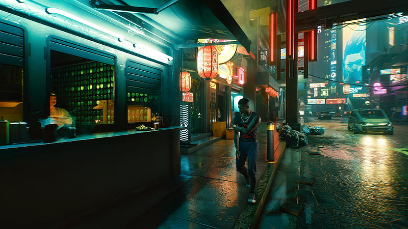 Cyberpunk 2077 Environment 68936 px HD wallpaper