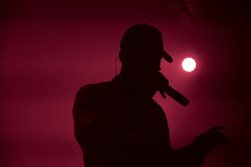 trapsoul , microphone, light, backlighting, performance, audio equipment, Bryson Tiller Trapsoul, HD wallpaper