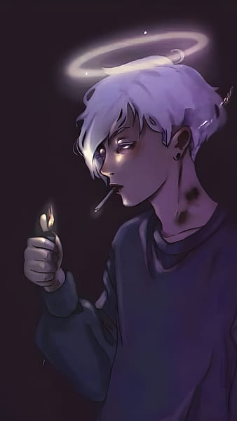 Anime Original, Cigarette, 1080x1920 Phone HD Wallpaper
