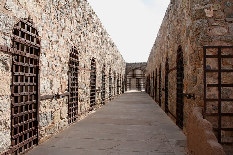 4:10 to Yuma, prison that is., prisons, monuments, jails, buildings, HD wallpaper