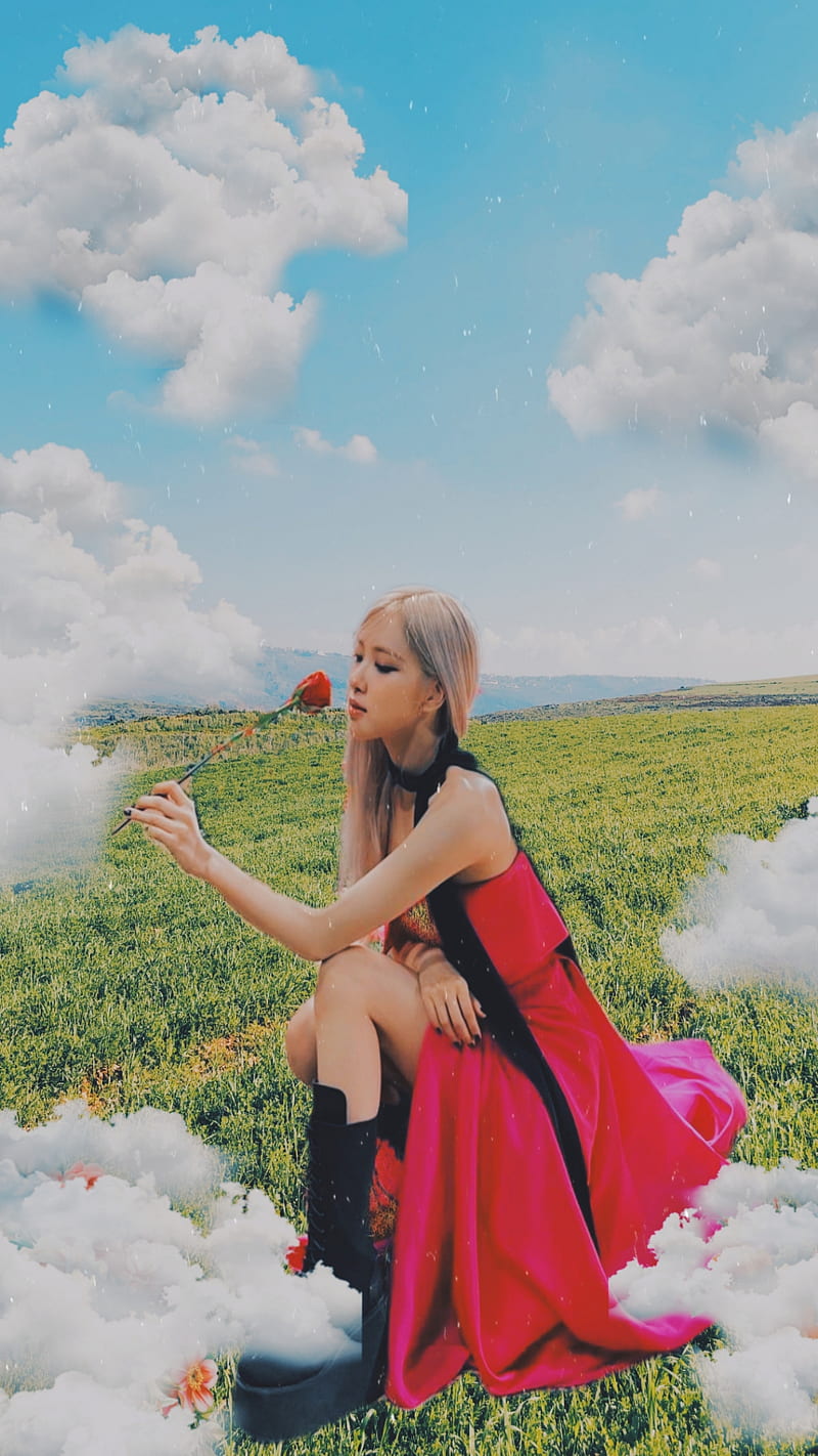 Rose BlackPink, beautiful on the ground, blink, HD phone wallpaper