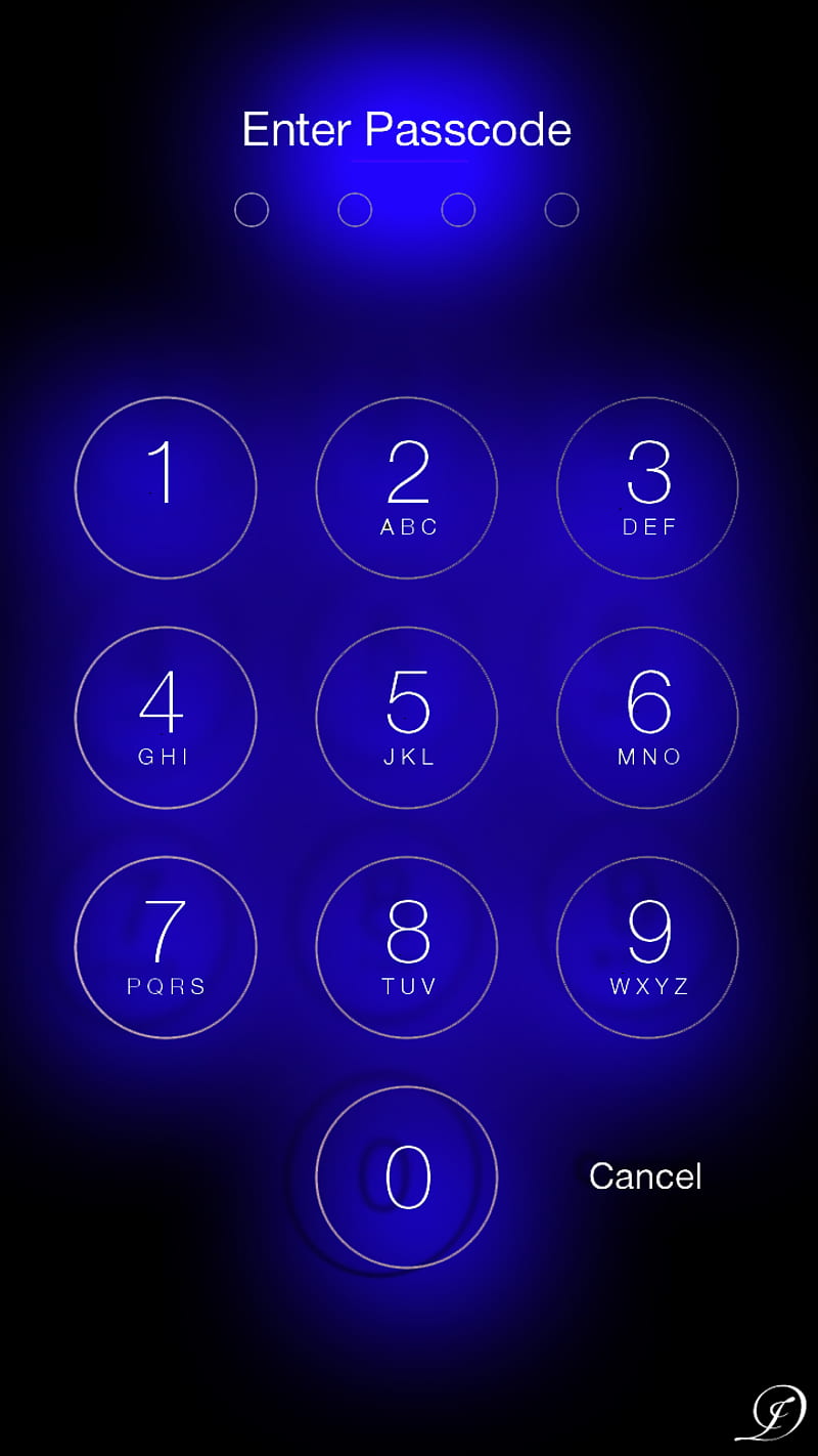 Enter Passcode, access, blue, keypad, light, number, HD phone wallpaper