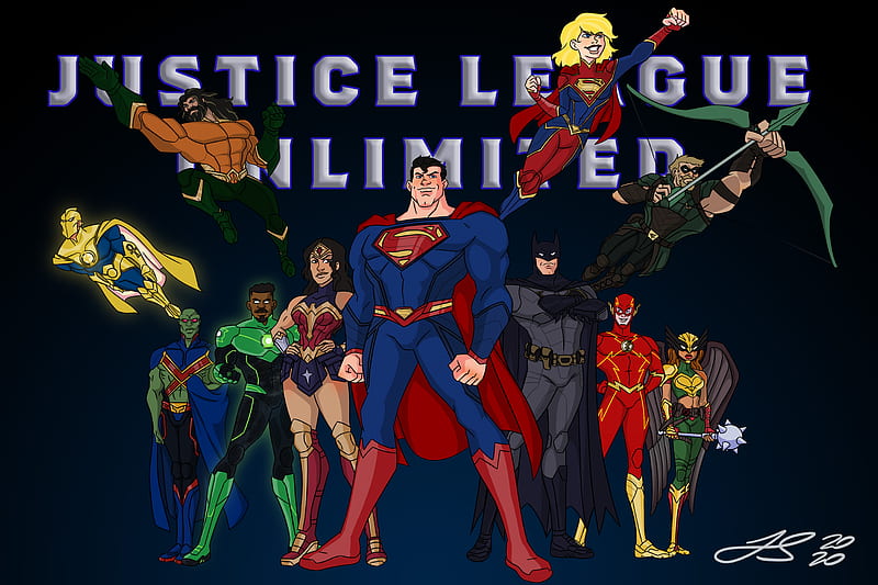 Justice League, Justice League Unlimited, Superman, Batman, Wonder Woman,  Flash, HD wallpaper | Peakpx