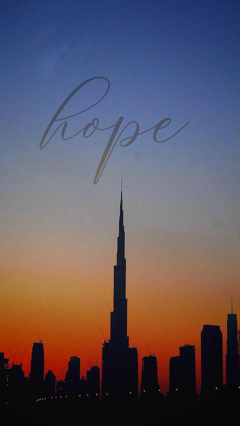 HIGH HOPES, burj khalifa, dream, f3, high, hope, nature, nih4d, trending, uae, HD phone wallpaper