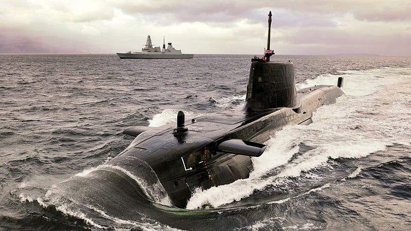 Astute class Submarine Destroyer military Navy Royal Navy ship submarine ., HD wallpaper