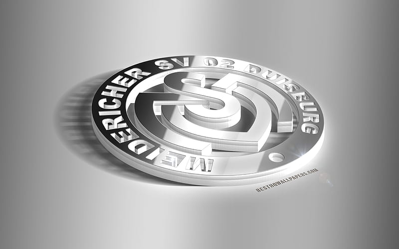 FC Magdeburg, 3D steel logo, German football club, 3D emblem, Magdeburg, Germany, metal emblem, Bundesliga 2, football, creative 3d art, HD wallpaper