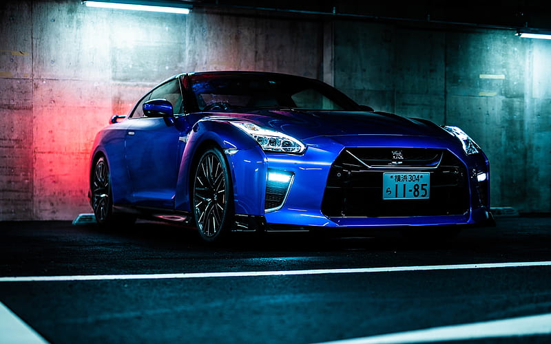 Nissan GT-R 50th Anniversary Edition parking, 2020 cars, supercars, 2020 Nissan GT-R, japanese cars, Nissan, HD wallpaper