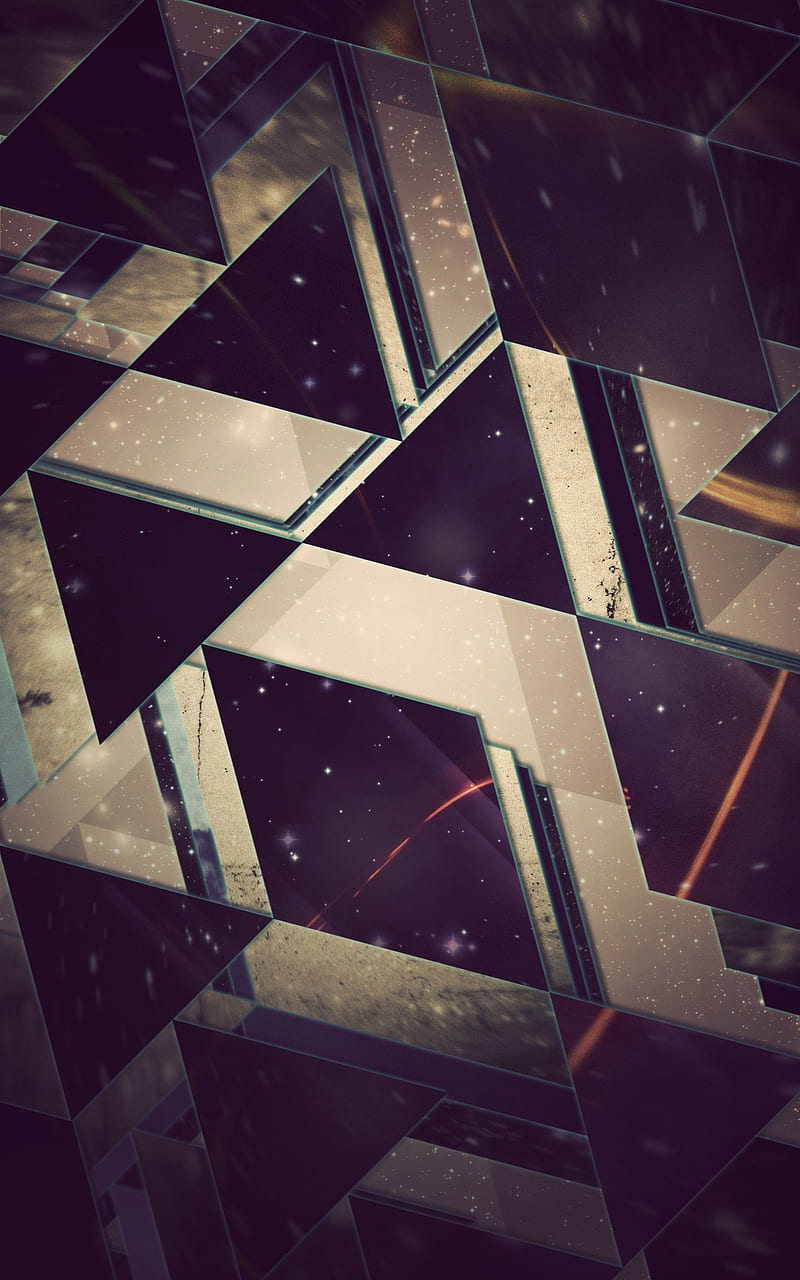 Triangle Lights, abstract, geometric, whatsapp, background, dark, black,  pattern, HD phone wallpaper | Peakpx