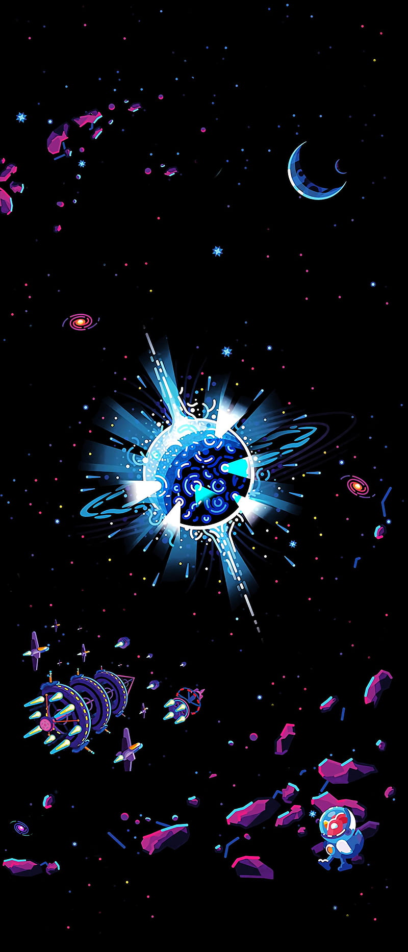 Space Animation background iphone HD phone wallpaper  Peakpx