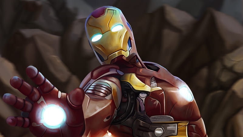 Iron Man Arts New, iron-man, superheroes, artwork, artist, HD wallpaper