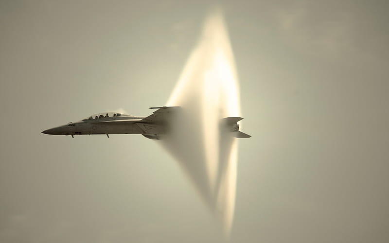 Sonic Boom Airplane-Military, HD wallpaper