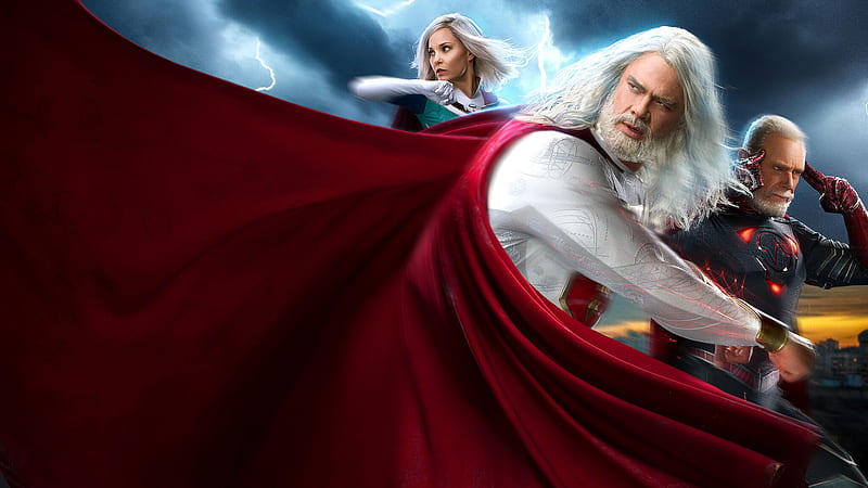 Leslie Bibb Josh Duhamel Tyler Mane Jupiter's Legacy, HD wallpaper