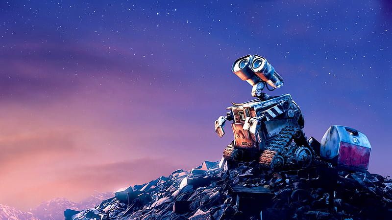 Wall-e, animation, robot, stars, sad expression, Movies, HD wallpaper |  Peakpx