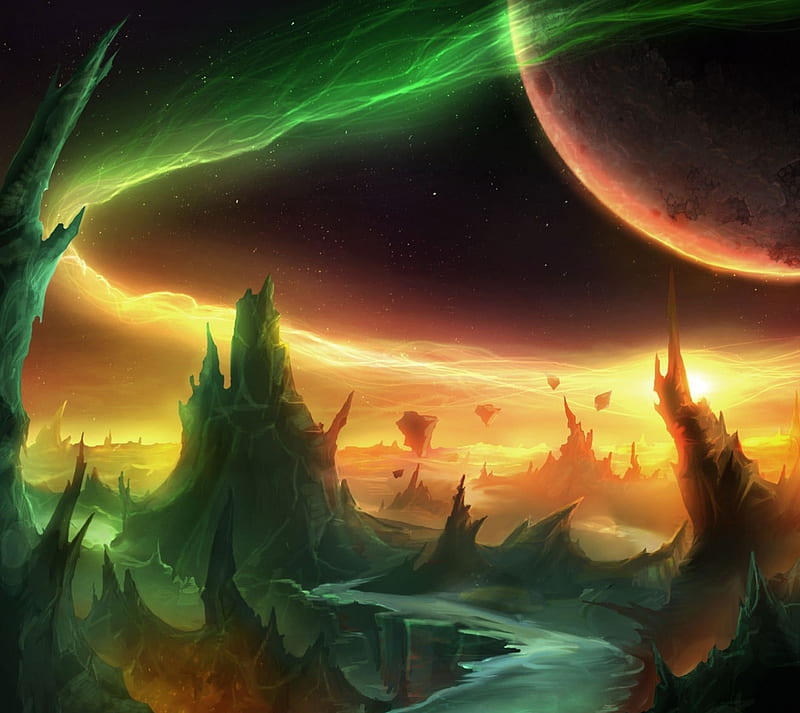 World Of Warcraft, art, colorful, fantasy, other, HD wallpaper
