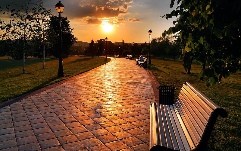 russia park evening-Cities, HD wallpaper