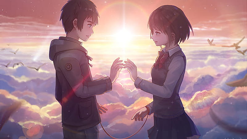 Romantic & Emotional Couples Anime Full HD Wallpapers