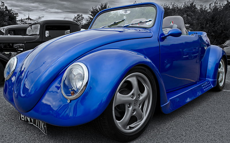 Custom VW Beetle, carros, custom, beetle, vw, HD wallpaper