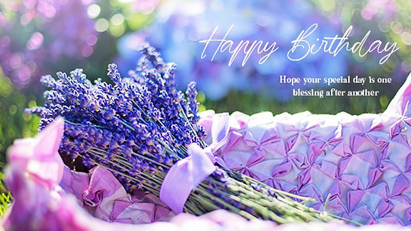 Happy Birtay Hope Your Special Day Is One Blessing After Another Happy Birtay, HD wallpaper
