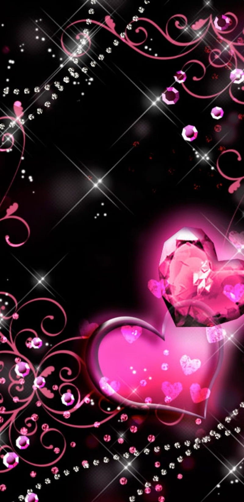 Pink diamonds live wallpaper - Apps on Google Play