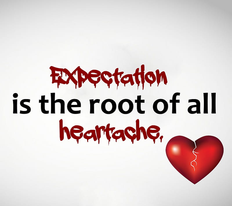 expectation, cool, heartache, life, love, new, quote, saying, sign, HD wallpaper