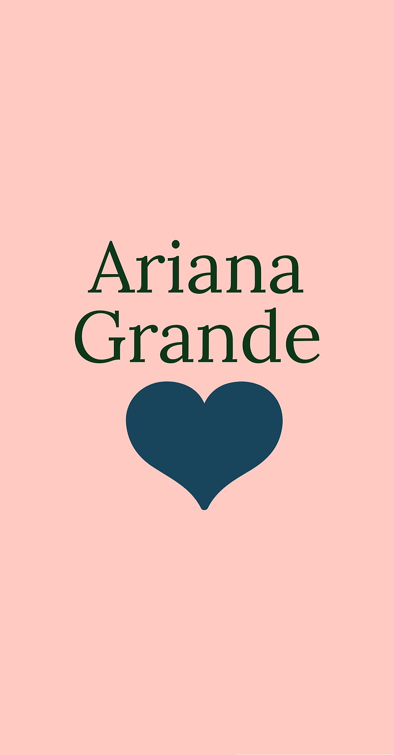 Ariana Grande Fans, ariana grande, heart, love, music, pink, HD phone wallpaper