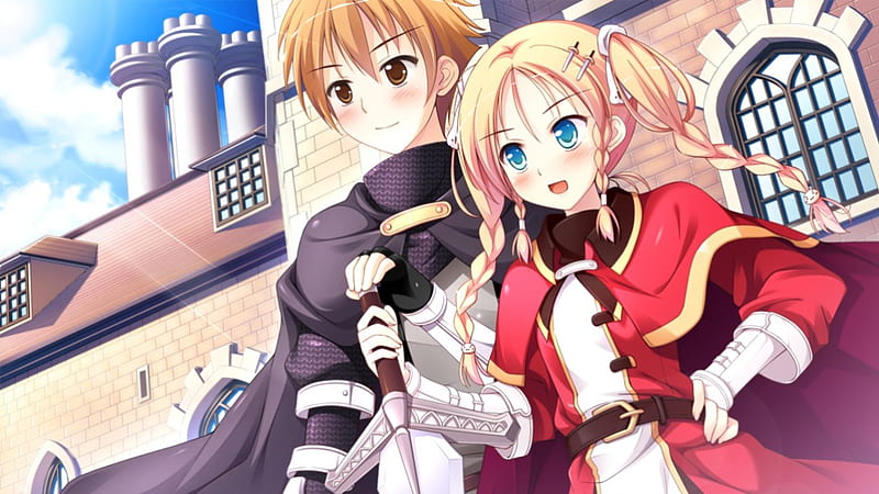 Couple Pretty Blond Guy Sweet Ue Eyes Nice Blade Anime Love Handsome Hd Wallpaper Peakpx