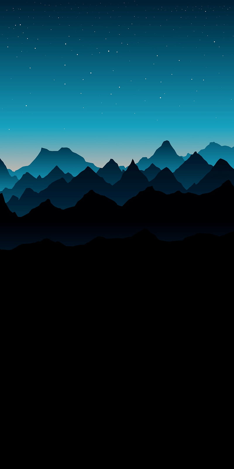 Blue Mountain, hills, HD phone wallpaper
