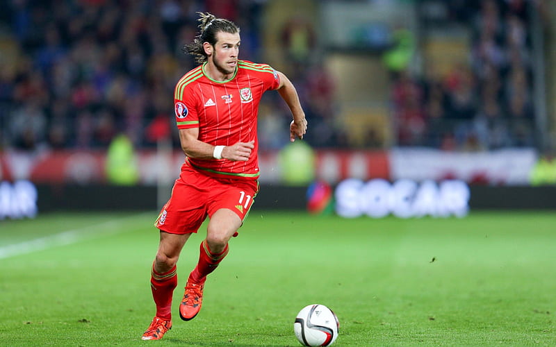 Gareth Bale, football, Wales, football stars, the football match, HD wallpaper