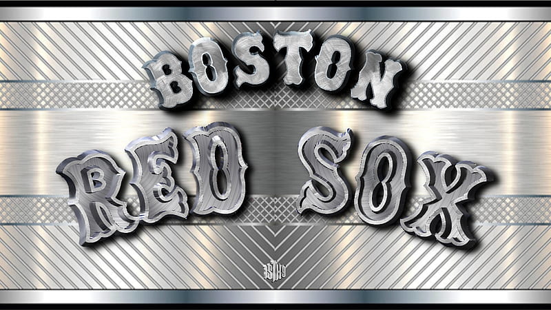 Boston Red Sox Chromed steel, Major league Baseball, Boston Red Sox Logo, Boston Red Sox, Boston Red Sox baseball, Boston Red Sox , Boston Red Sox background, HD wallpaper