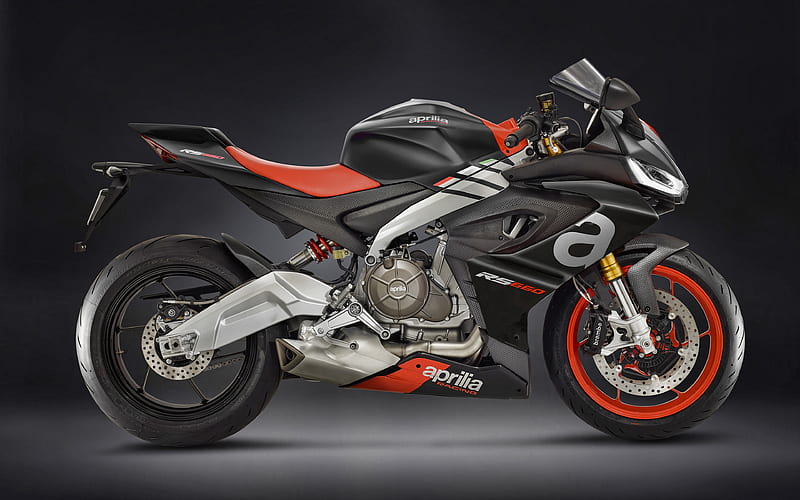 Aprilia RS 660, 2020 racing motorcycle, side view, sport bike, Two-cylinder sport bike, new RS 660, Aprilia, HD wallpaper