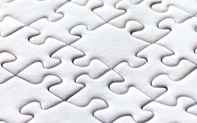 white puzzles, paper puzzles background, white puzzles background, texture puzzles, background with puzzles, HD wallpaper