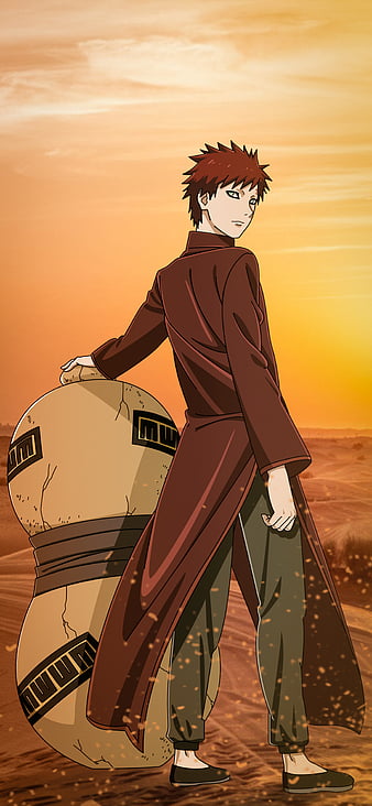 Download Gaara Of The Desert Naruto Black Wallpaper