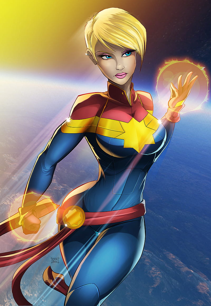 Captain Marvel, captain marvel, poster, HD phone wallpaper | Peakpx