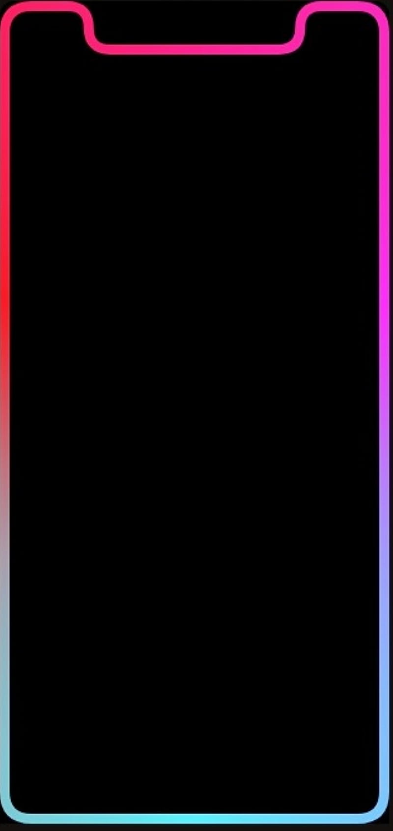iPhone 11 screen , led, neon, orange, phone, ultra, HD phone wallpaper