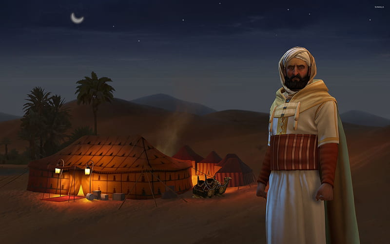 Sid Meier's - Civilization V: Ahmad al-Mansur, turn based, open world, Civilization 5, Saudi dynasty, video game, game, gaming, Sid Meiers, Ahmad al-Mansur, Civilization V, Sultan, HD wallpaper