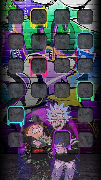 Rick and Morty Background Wallpaper iPhone Phone 4K #9330e