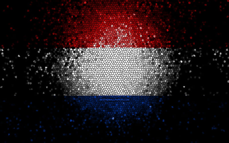 Dutch flag, mosaic art, European countries, Flag of Netherlands, national  symbols, HD wallpaper | Peakpx